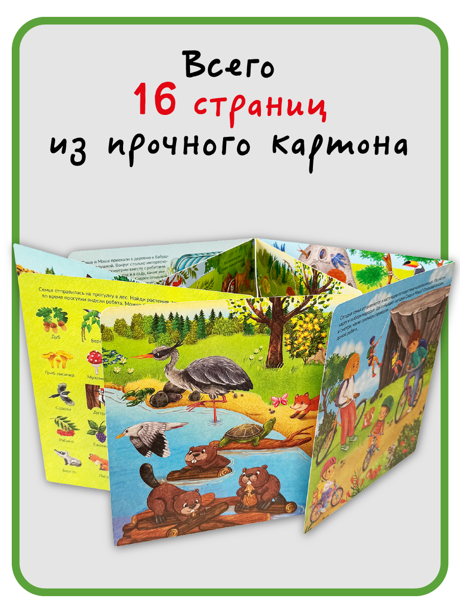Книга с окошками Виммельбух БимБиМон Я еду за город - фото 6