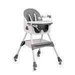 Стульчик для кормления Indigo Corn темно-серый