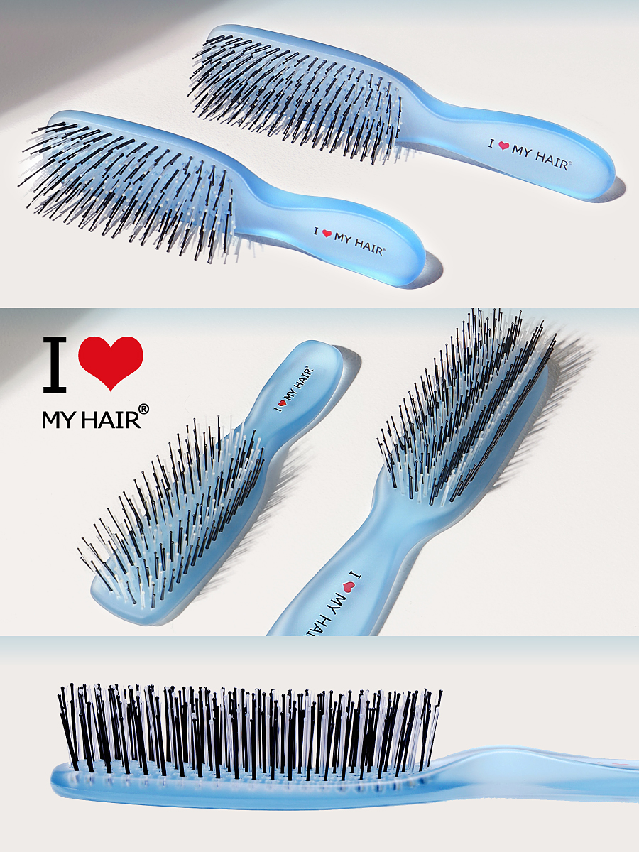 Массажная расческа I LOVE MY HAIR - фото 8