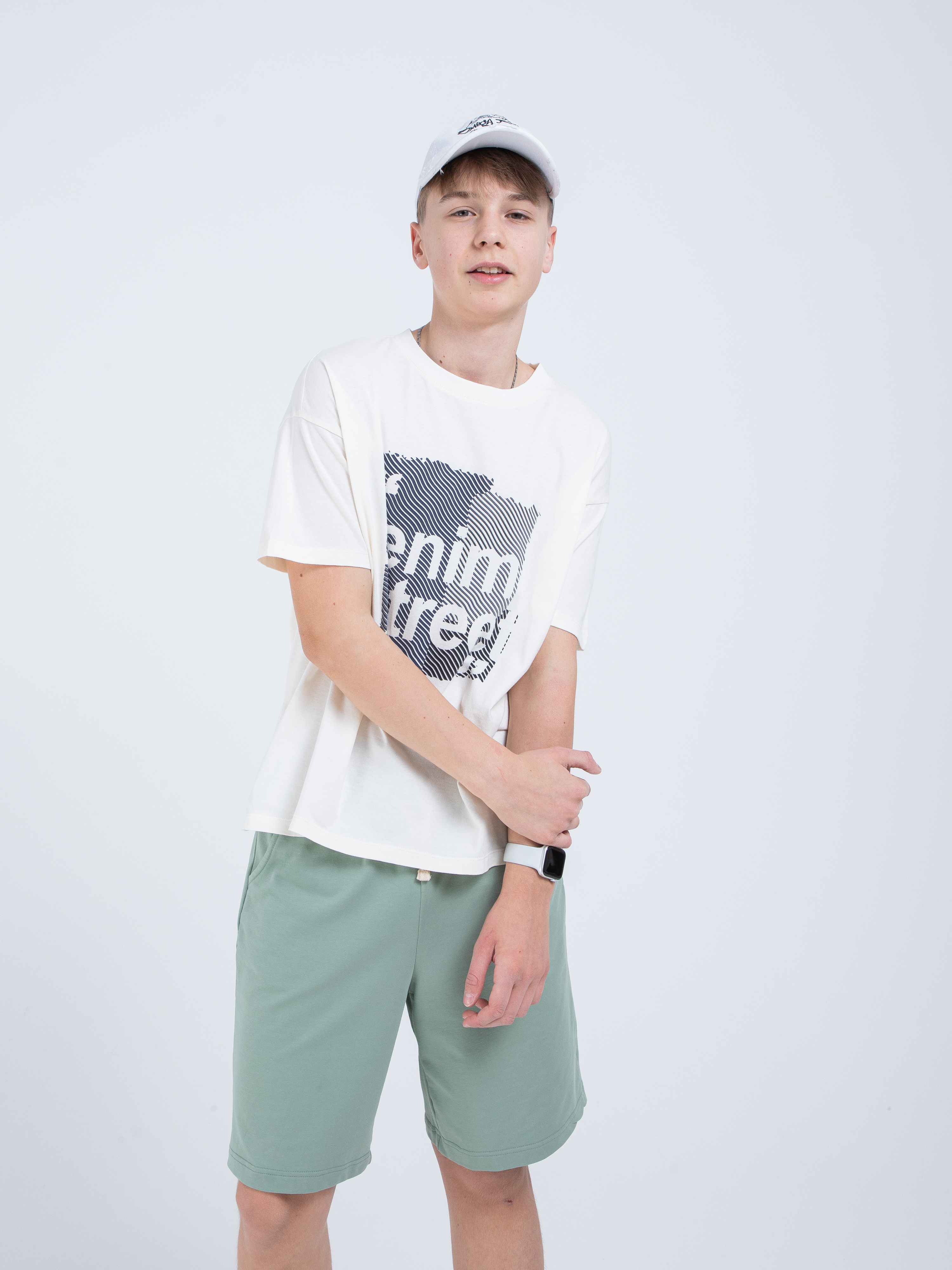 Шорты Be Friends 0221_шалфей - фото 6