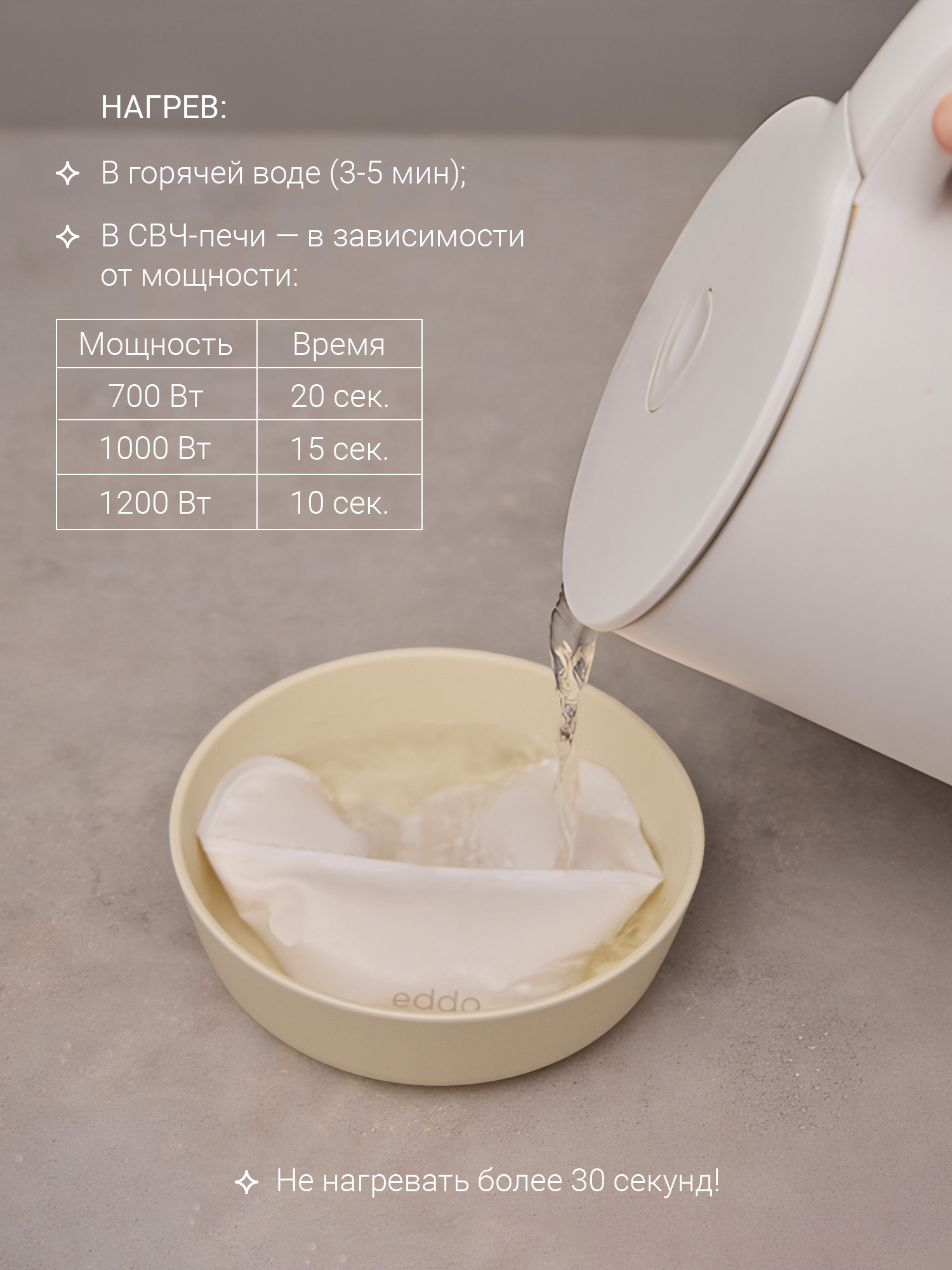 Термонакладка на промежность edda гелевый компресс - фото 11