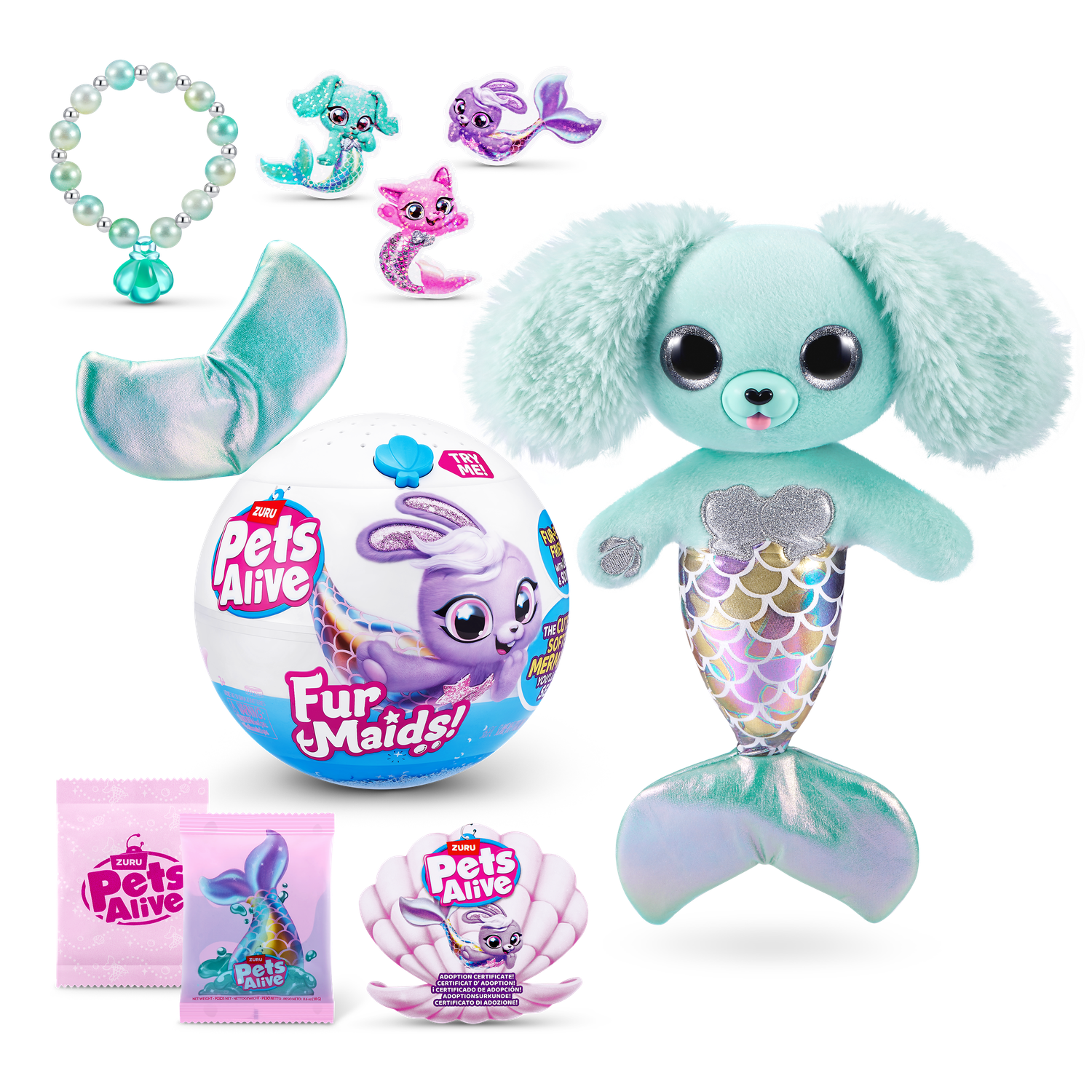Игровой набор Zuru Pets Alive Furmaids в ассортименте - фото 9