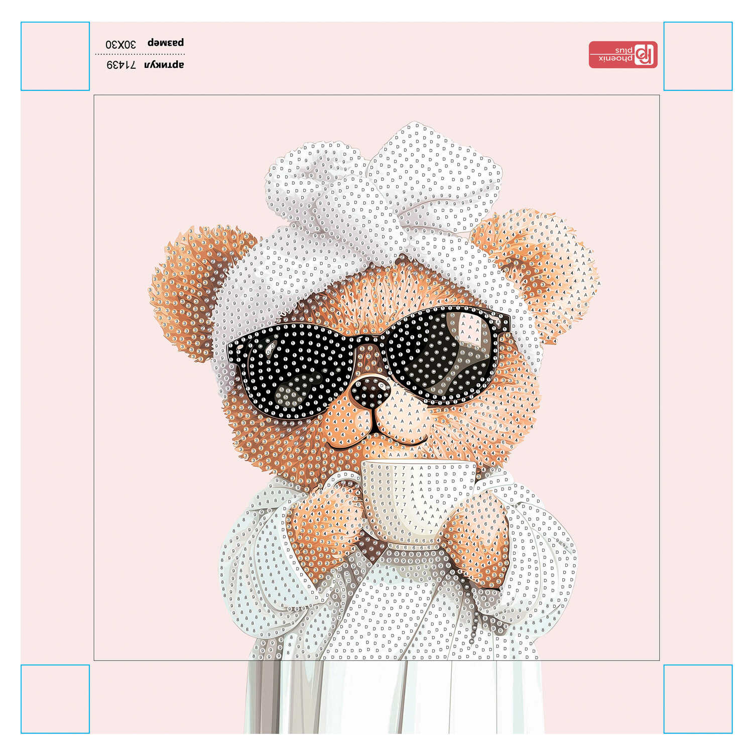 Алмазная мозаика Феникс + Мишутка - фото 4