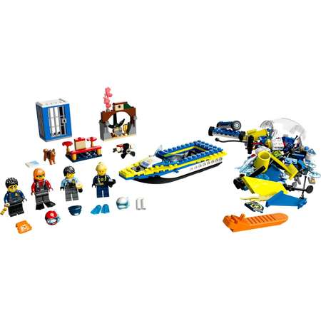 Конструктор LEGO City WaterPolice Detective Missions блочный