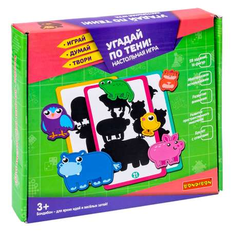 Настольная игра Bondibon лото теневое Угадай животное