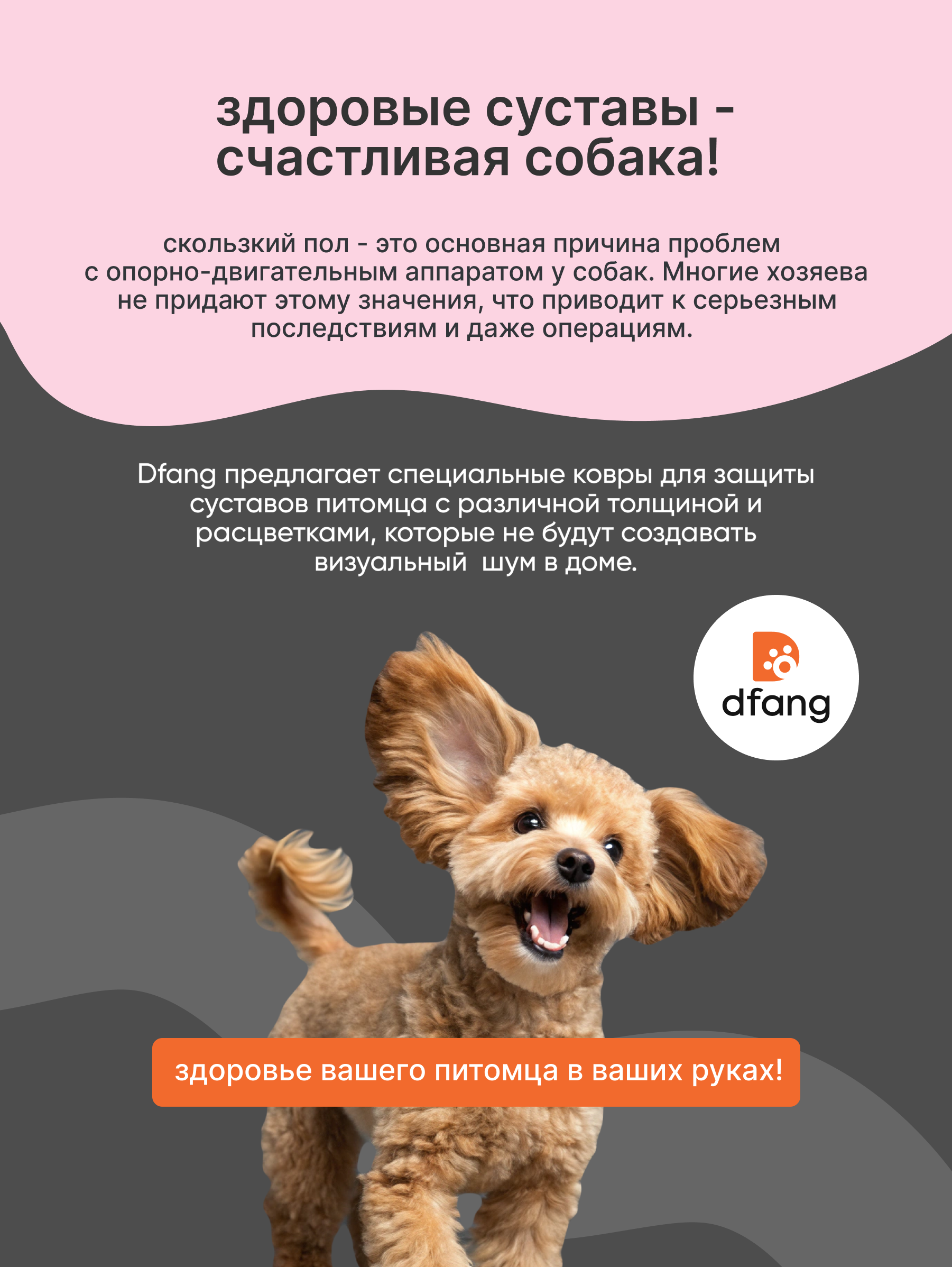 Коврик подстилка для собак Dfang Dfang нескользящий под миску - фото 2