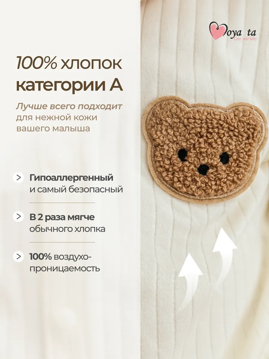 Комбинезон Moya ta slip_one_bear - фото 3