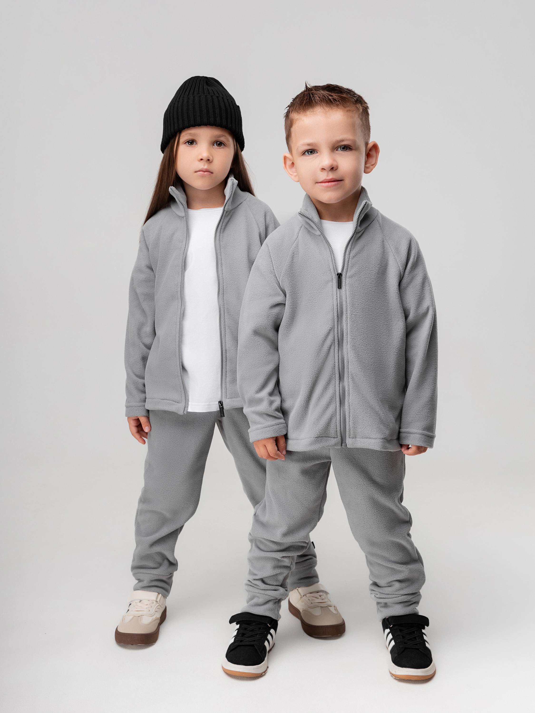 Толстовка и брюки Bodo 11-555MU_светло-серый - фото 2