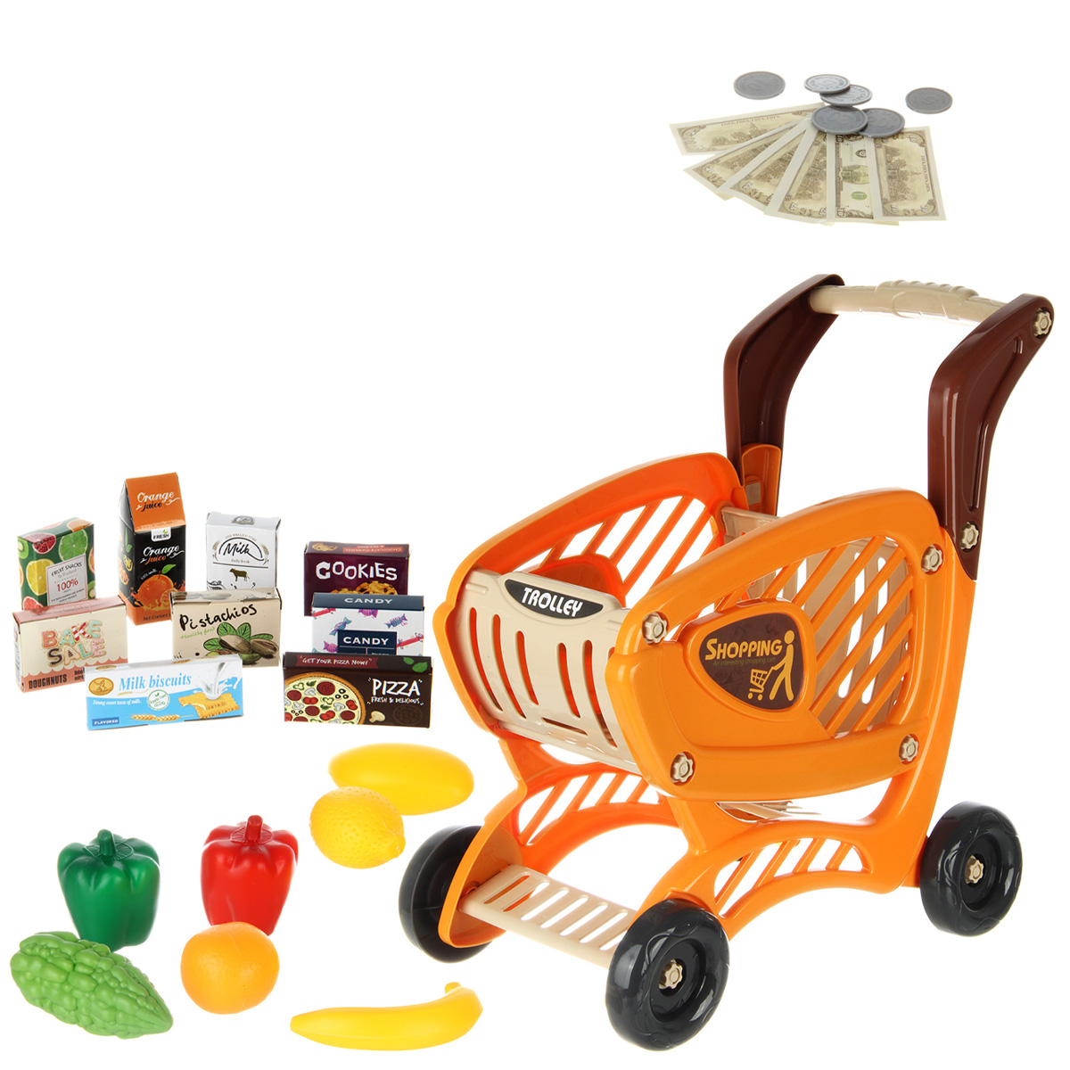 Игровой набор Veld Co тележки и корзинки - фото 7