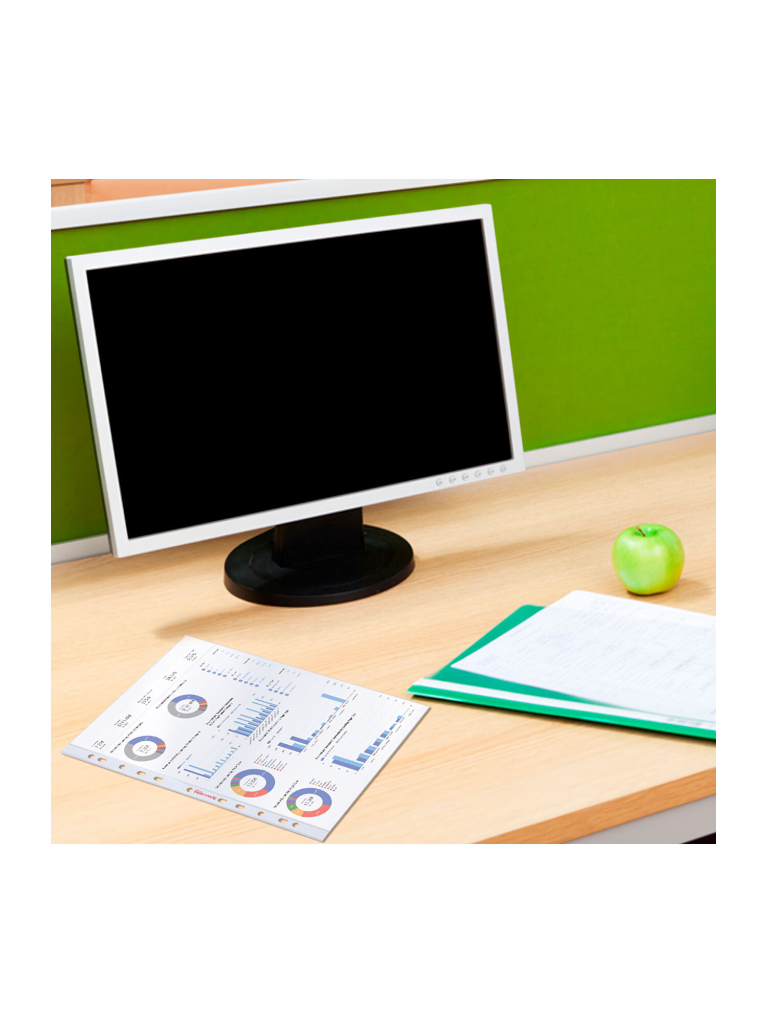 Файл Brauberg набор 100 штук матовые А4 - фото 7