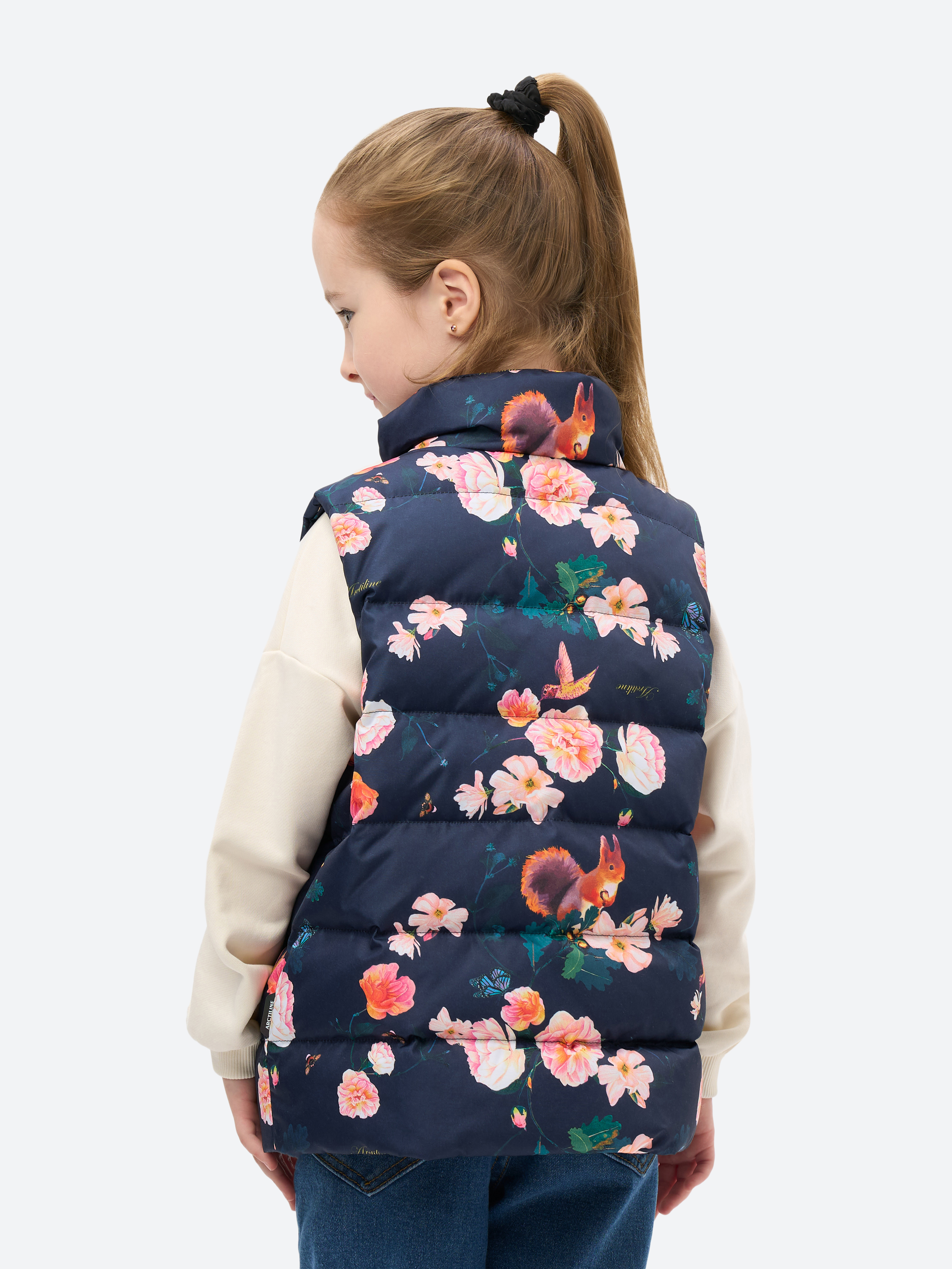 Жилет Arctiline Майри 800 D-25 Принт "Белочки" - фото 2