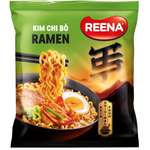 Лапша быстрого приготовления REENA Рамен с острым кимчи в мясном бульоне 115г
