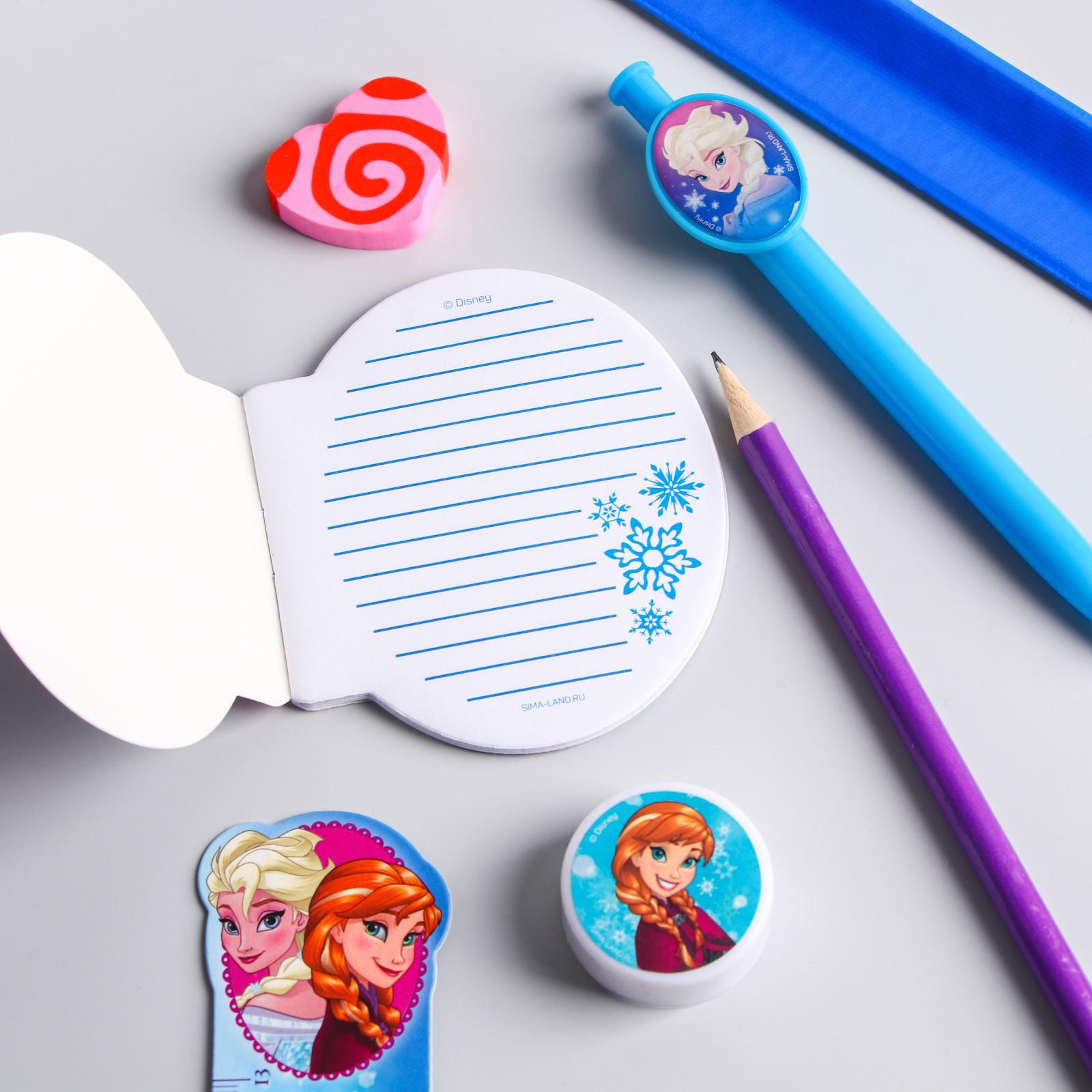 Набор канцелярский Disney Холодное сердце 6 предм. - фото 4