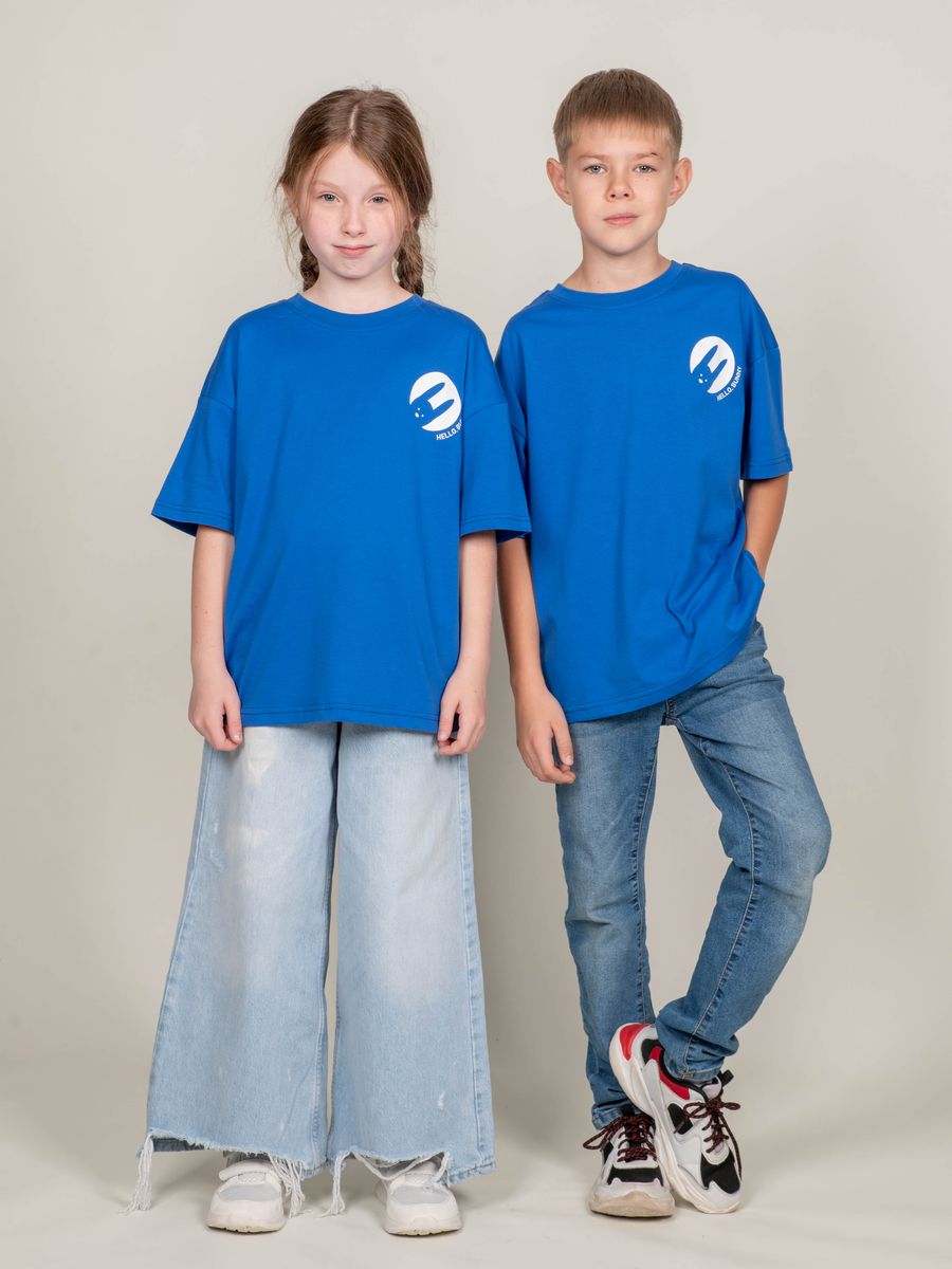 Футболка Lets Go 51371_синий - фото 3