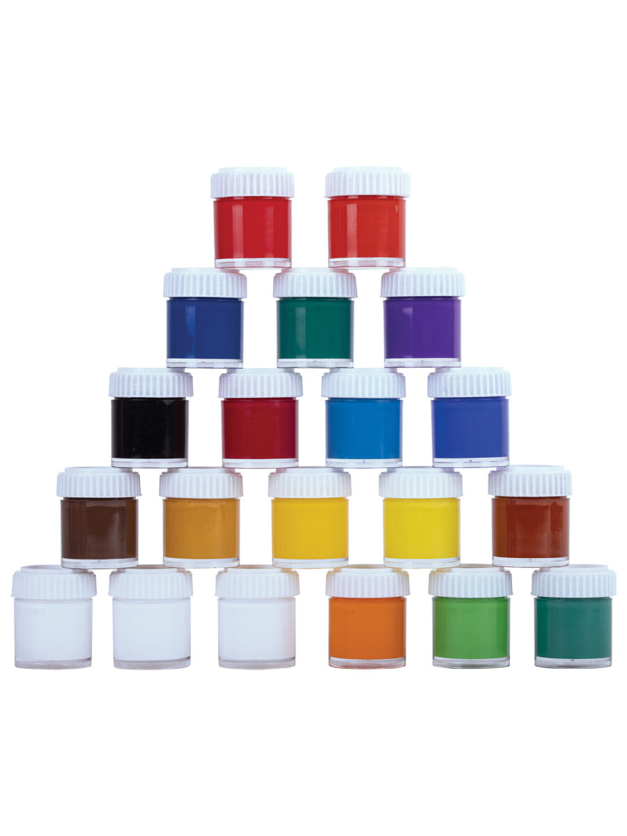 Краски акриловые Brauberg 20 цв. - фото 9