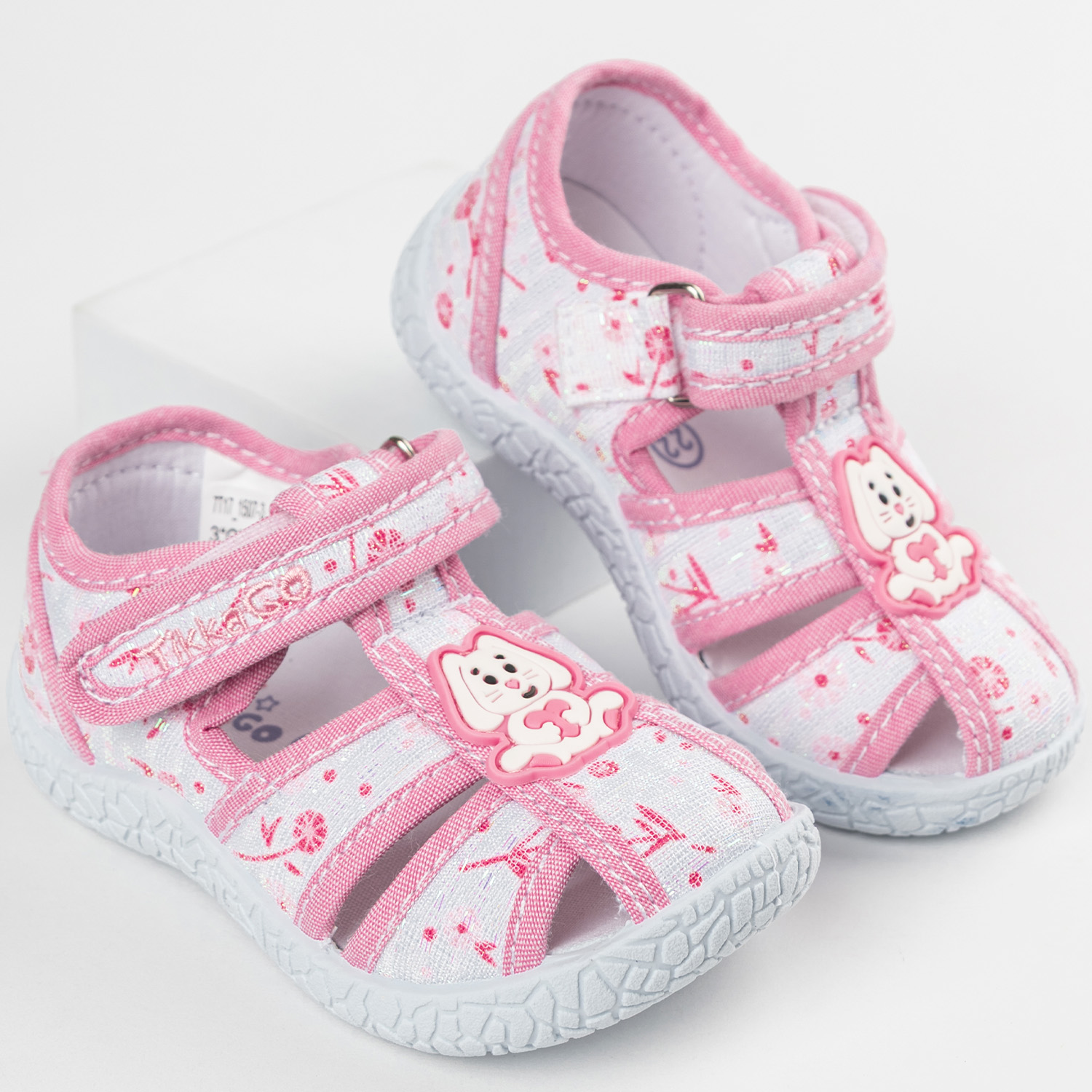 Сандалии TikkaGo 7T17_1507-3_white-pink - фото 1