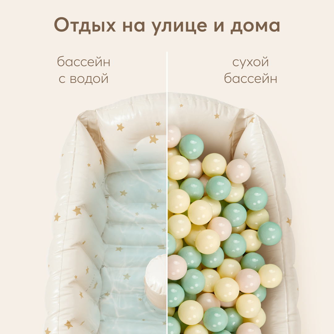 Надувная ванночка Happy Baby прямоугольная 50 л - фото 7