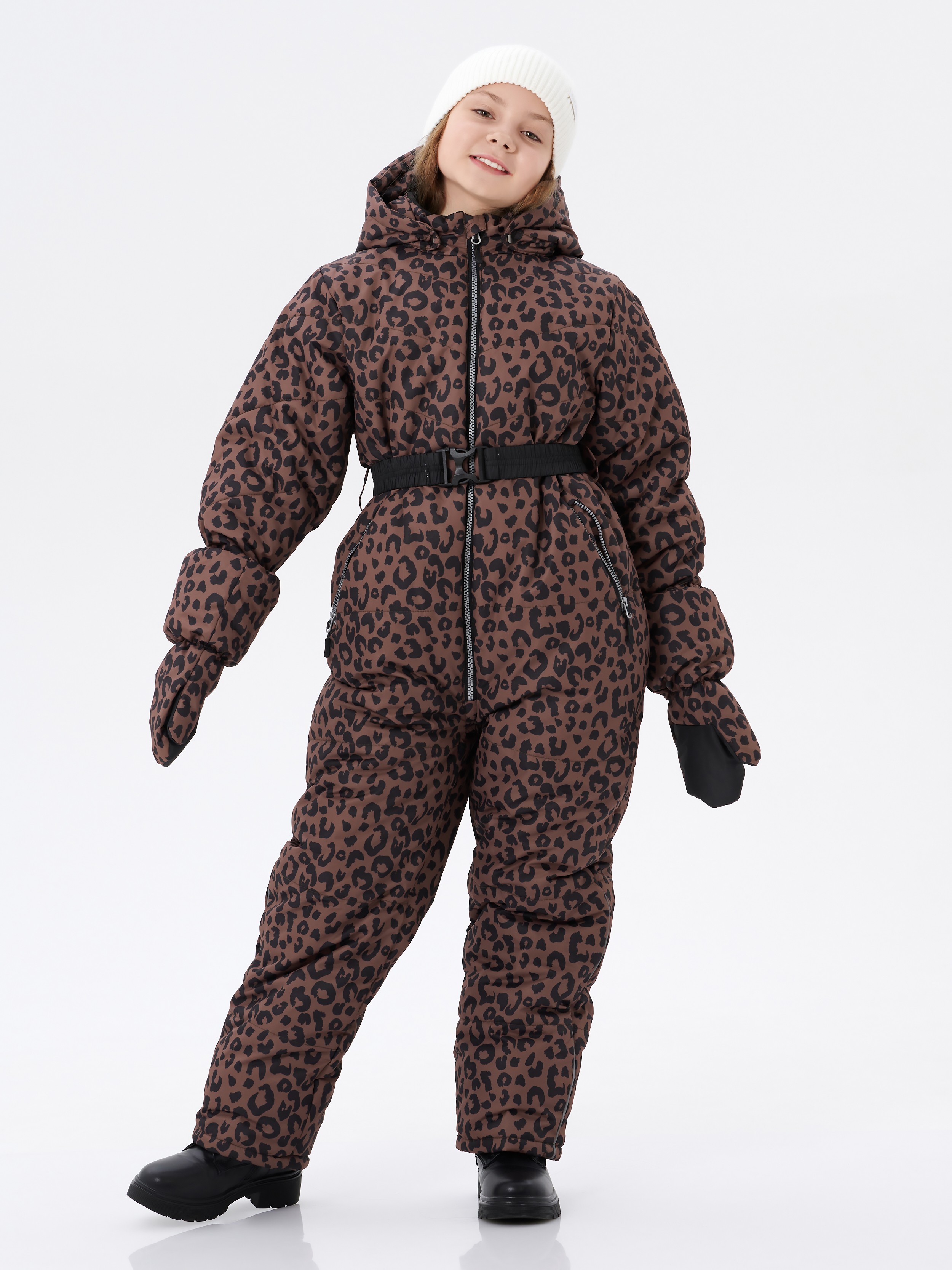 Комбинезон КрутышОк Т-068 коричневый, черный - фото 11