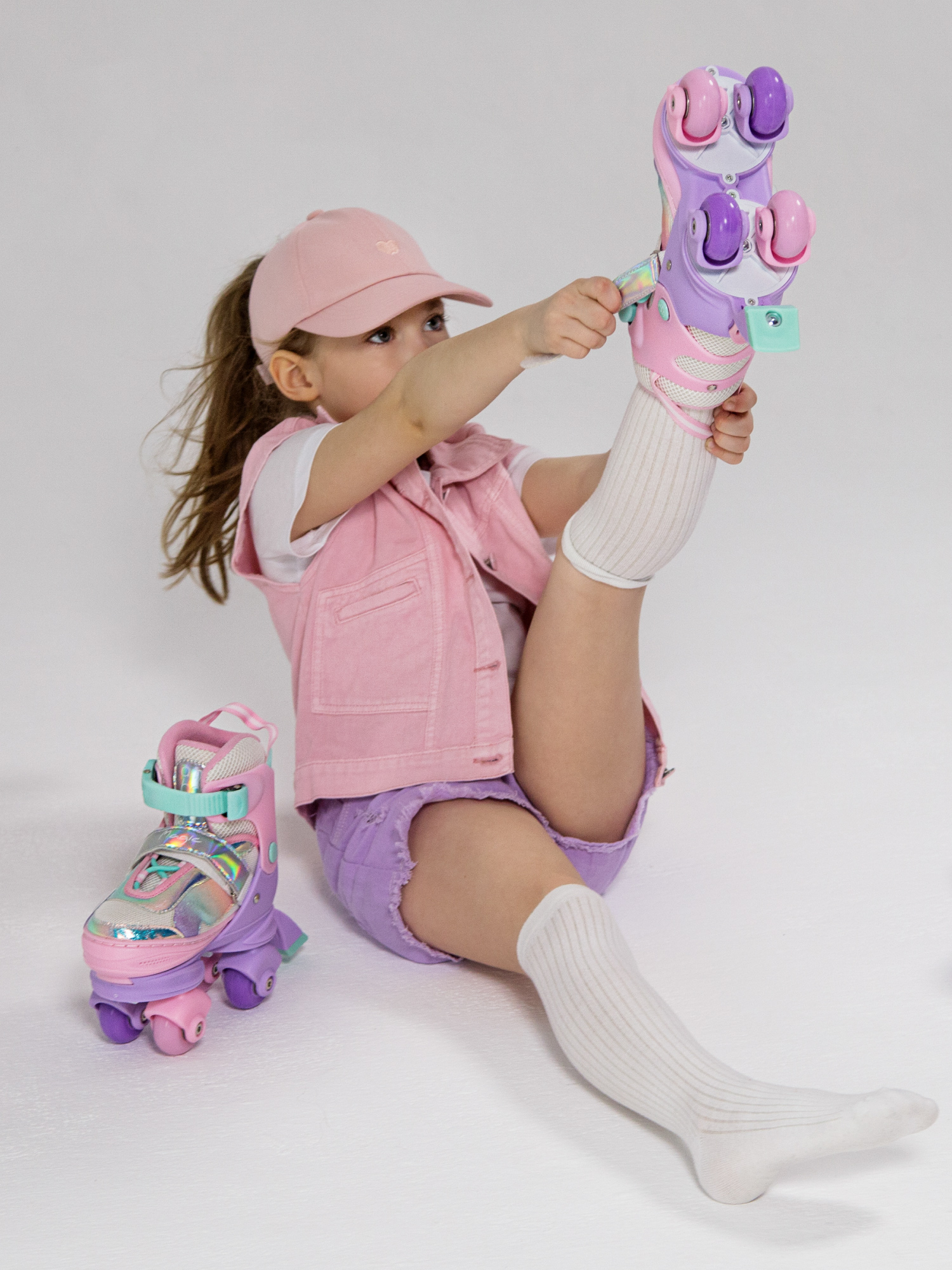 Роликовые коньки Amarobaby L 31-34 - фото 20