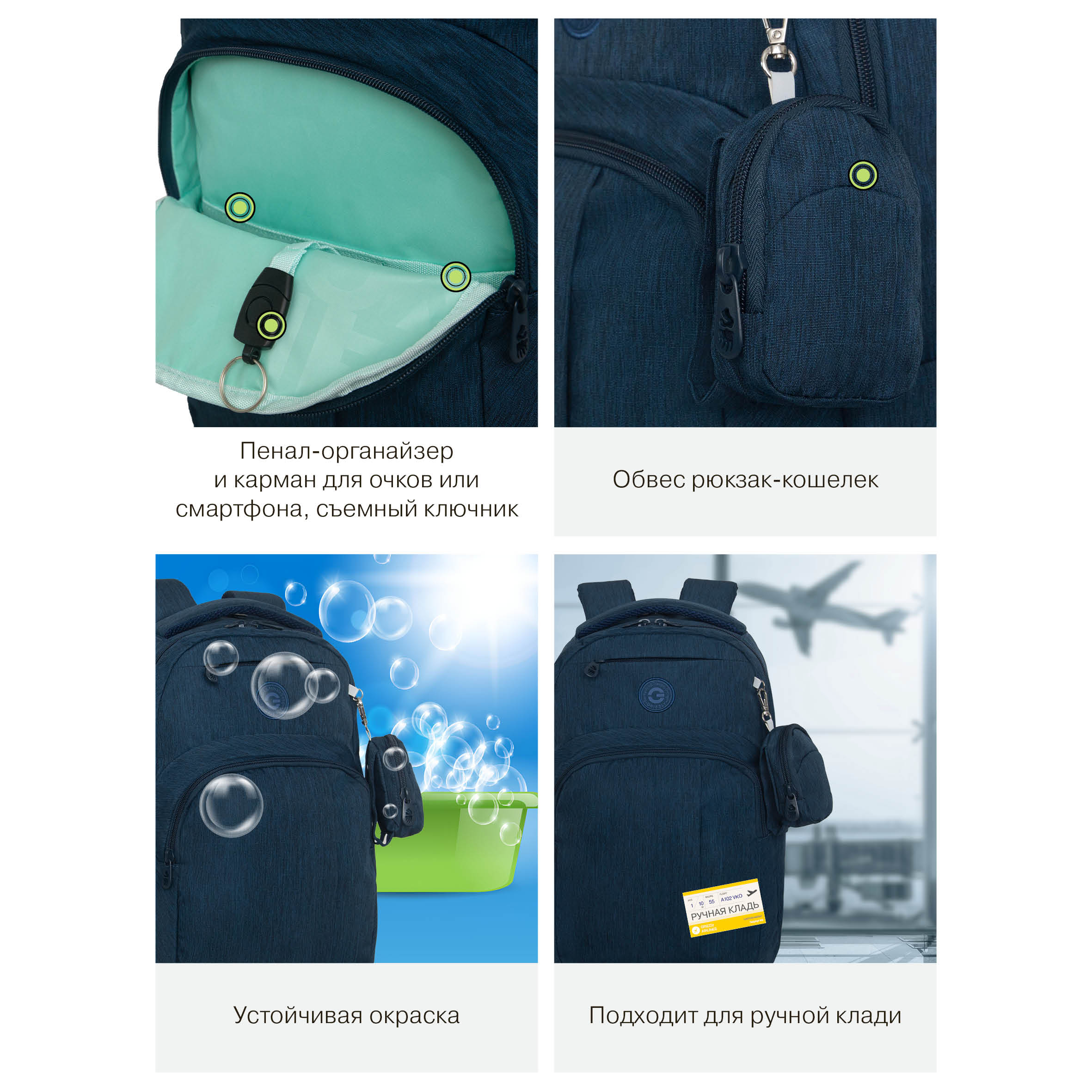 Рюкзак Grizzly для девочки - фото 13