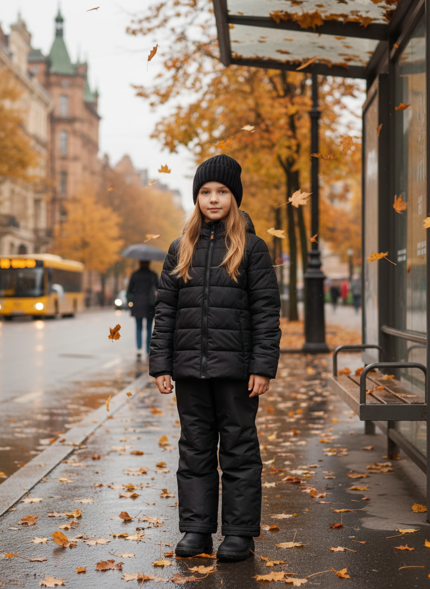 Брюки Arctic kids 10-002 черный - фото 2