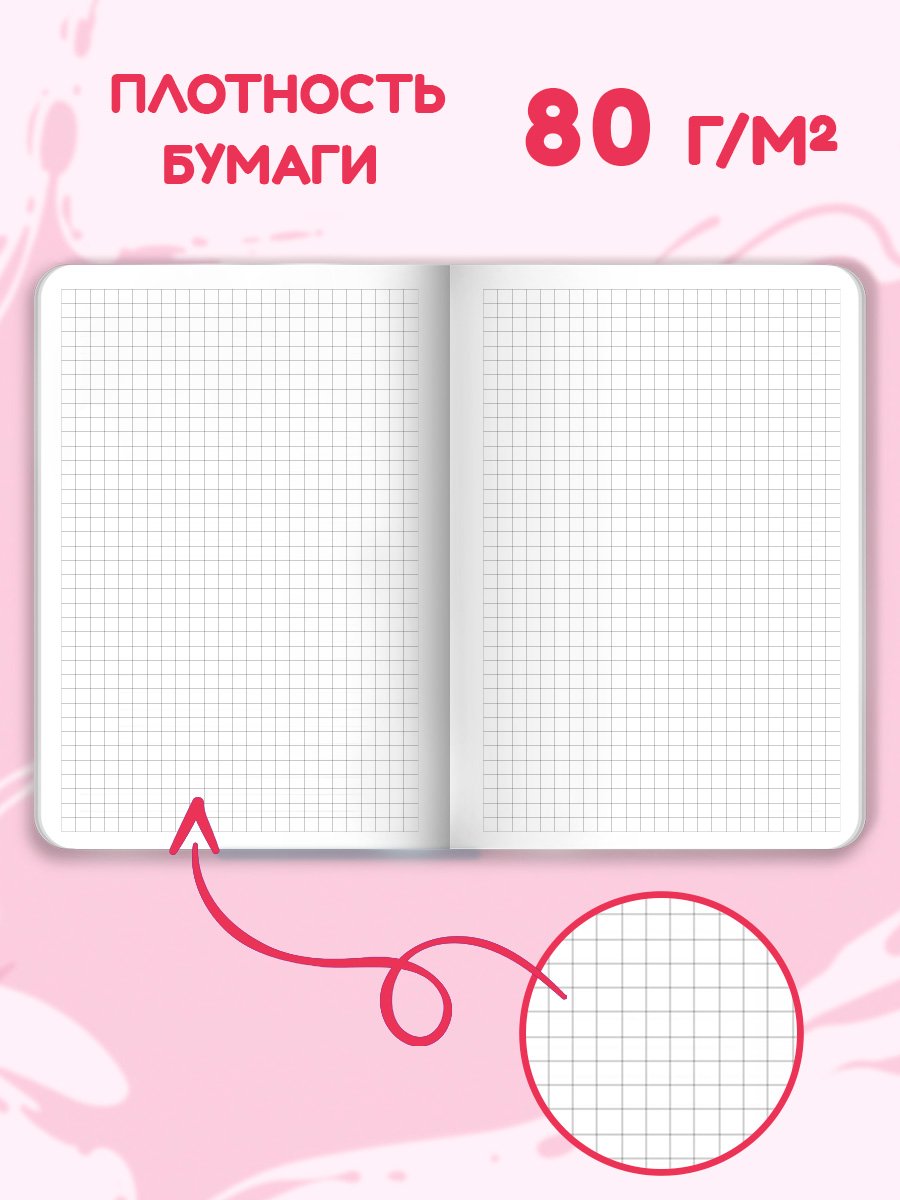Блокнот Проф-Пресс в клетку А4. My big notebook 48 лист. - фото 3