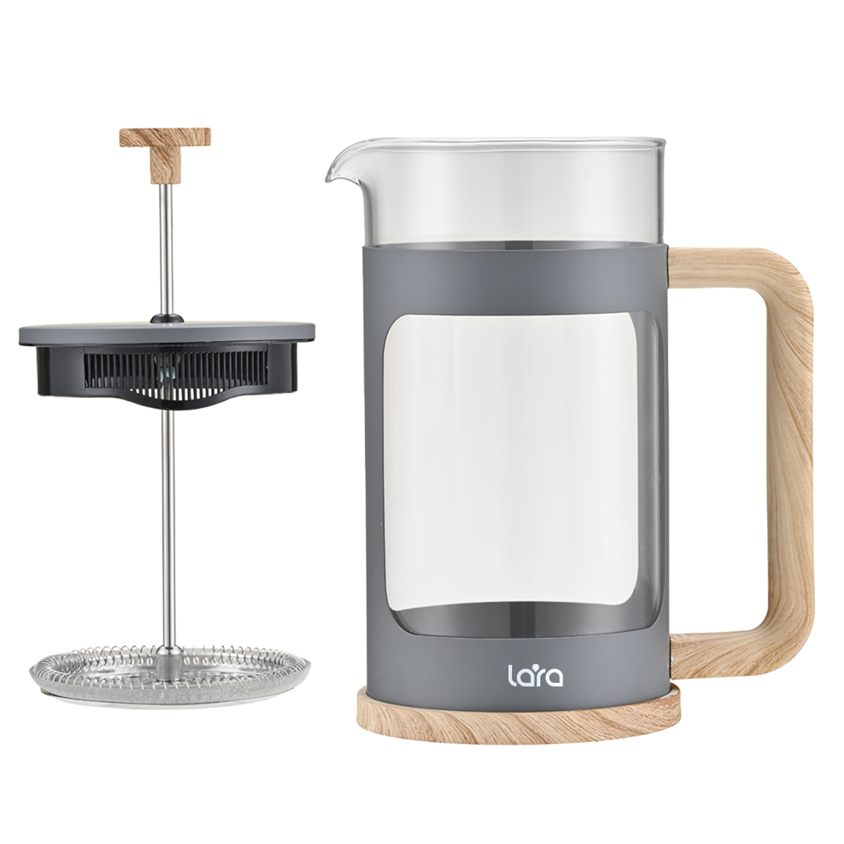 Френч-пресс 1000мл. LARA LR06-61-1000 - фото 3