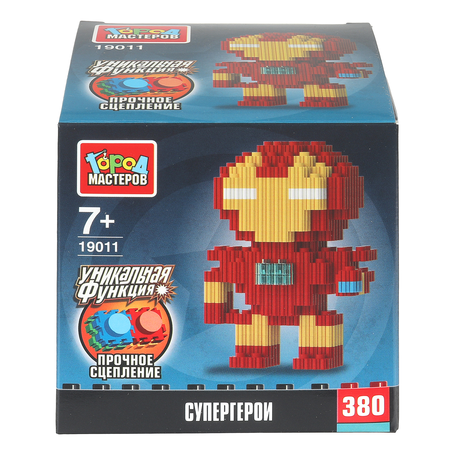 Конструктор Город мастеров Фигурка Супергерои 380 дет. - фото 1