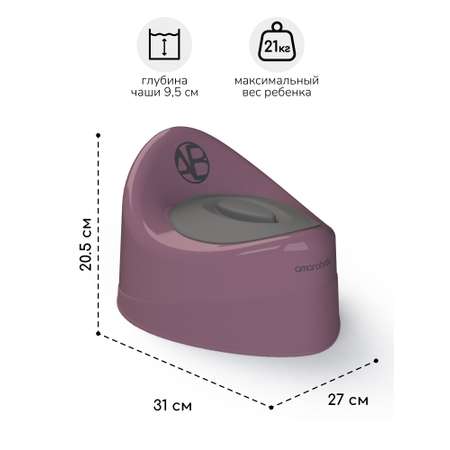 Горшок Amarobaby Fort фиолетовый