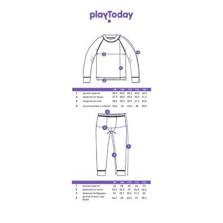 Комплект термобелья PlayToday