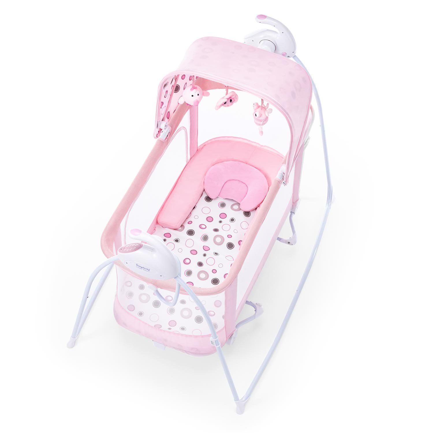 Колыбель SIMPLICITY 4030 Auto розовый - фото 3