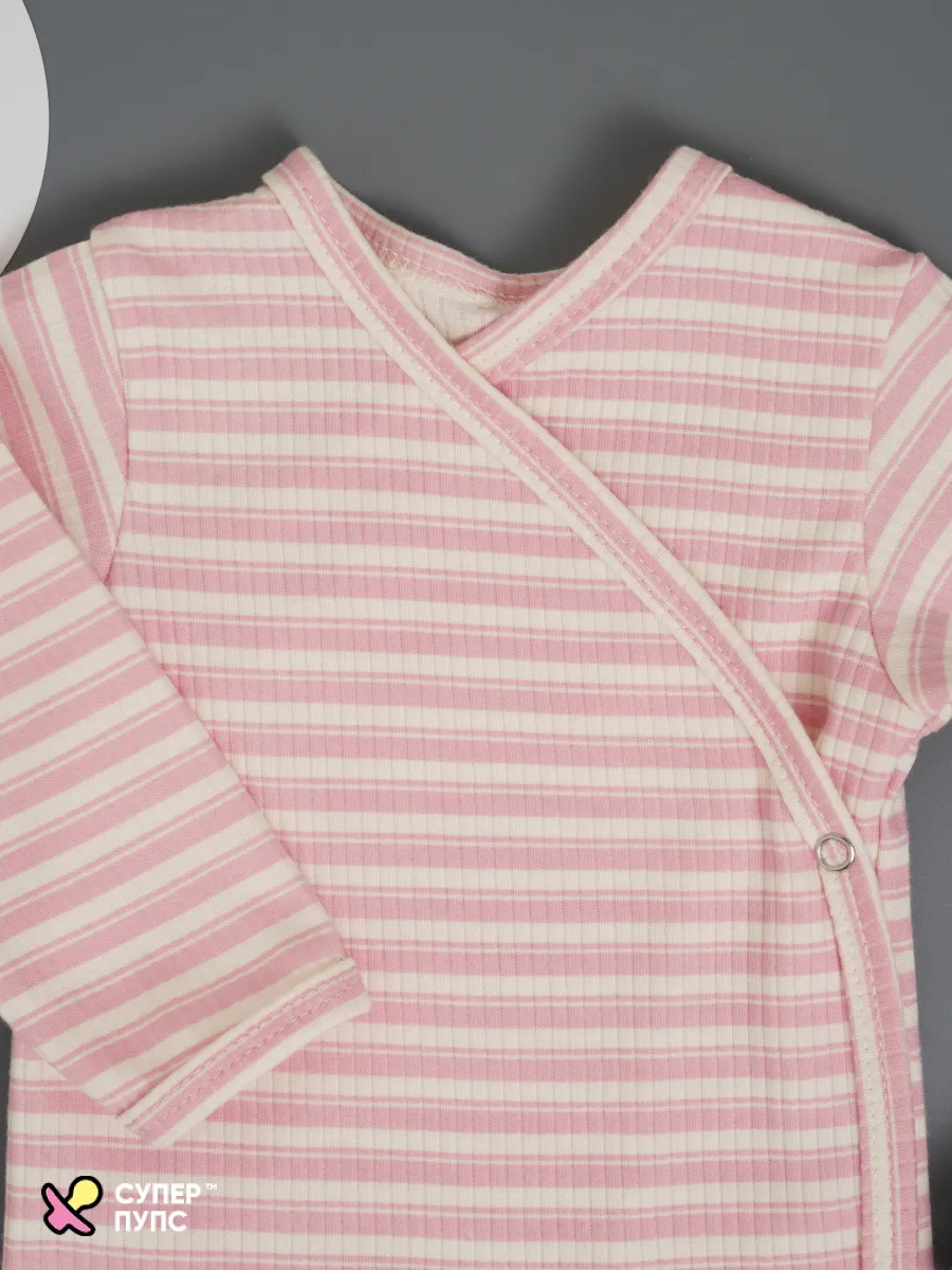 Боди 3 шт Супер Пупс нбр/3пр/бд/зап/розовыеягодки - фото 27