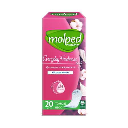 Прокладки Molped Ежедневные женские Everyday Freshness 20 шт
