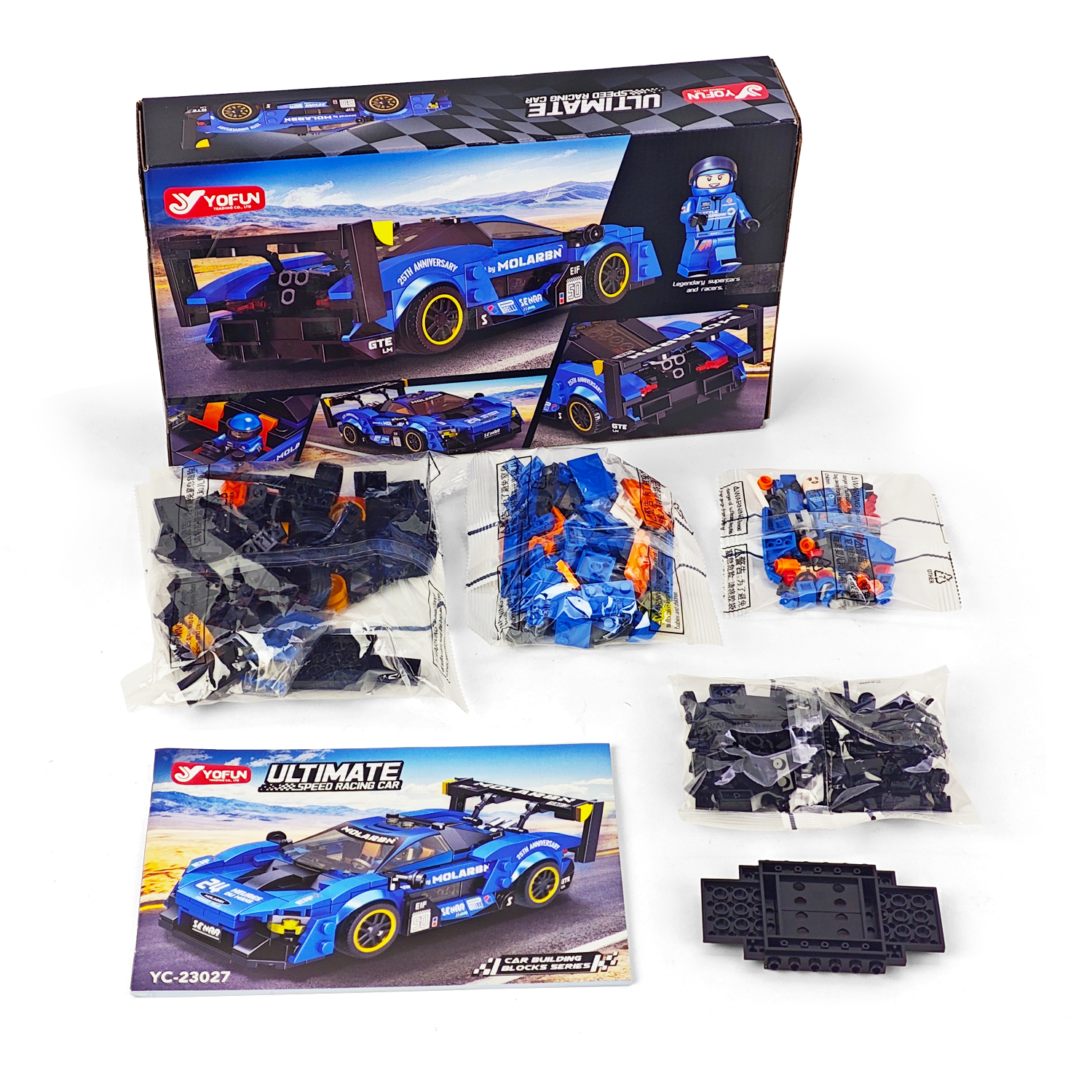 Конструктор Гоночная машина 323 дет. - фото 3