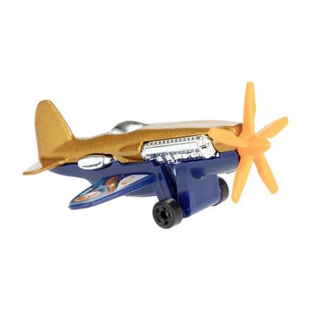Самолет Hot Wheels Sky show 1:64 оранжевый
