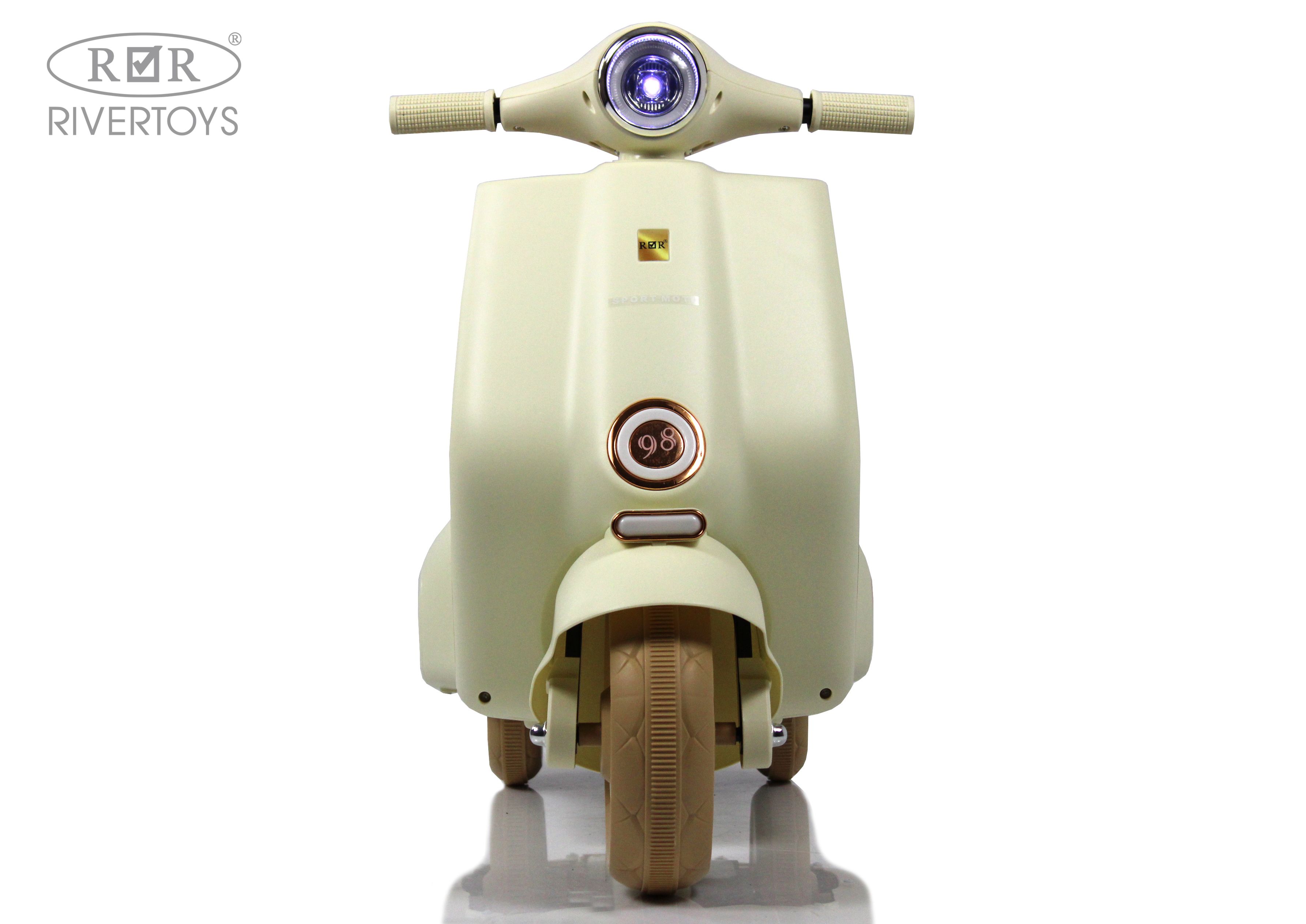 Электромобиль RIVERTOYS K444PX-A-BEIGE - фото 16