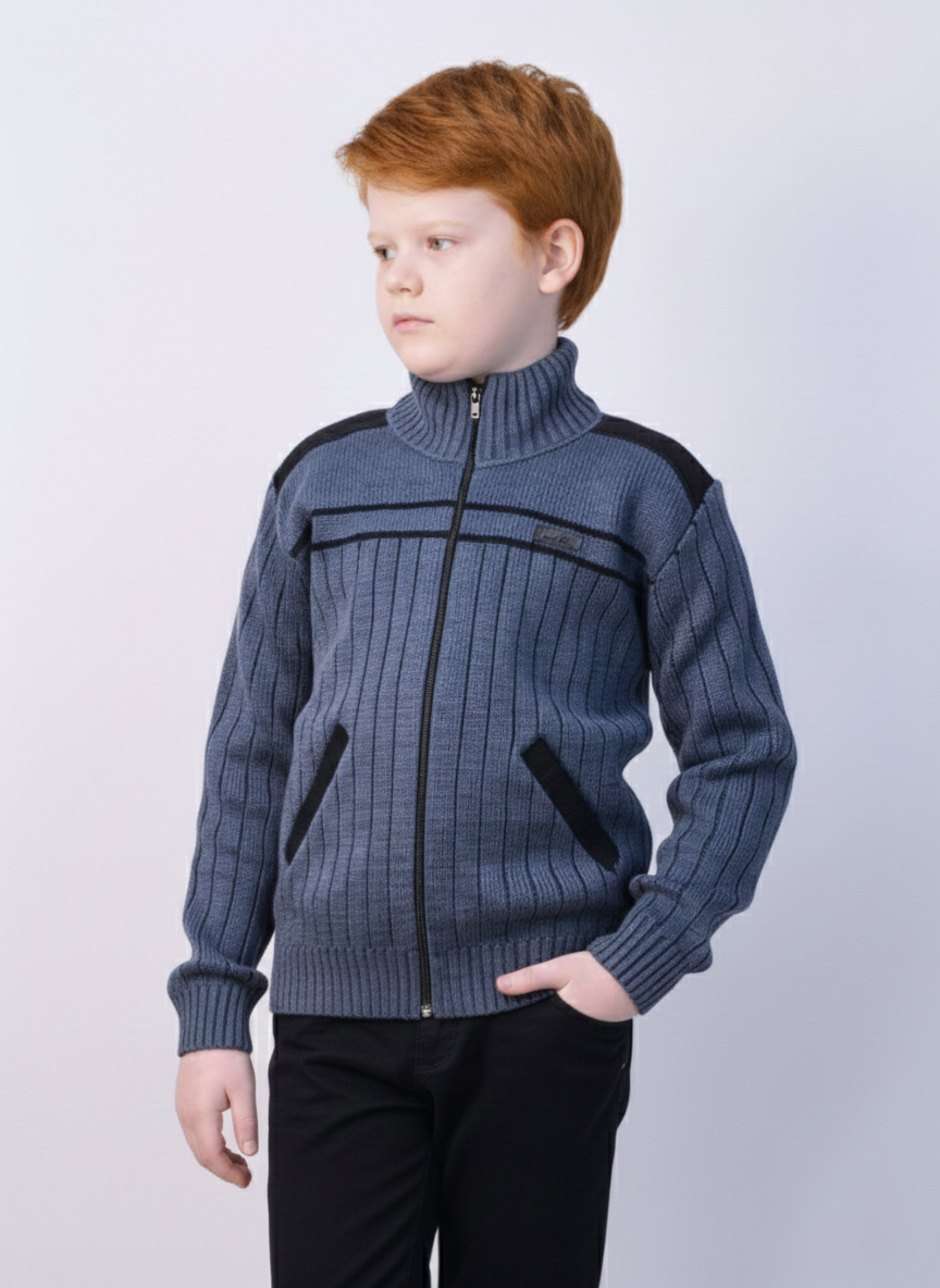 Кардиган AS TEKS VIT-001/ деним - фото 1