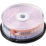 Носители информации Bigtech YDVDRB003 DVD-R 4,7 Гб/16x/25шт/уп cake box
