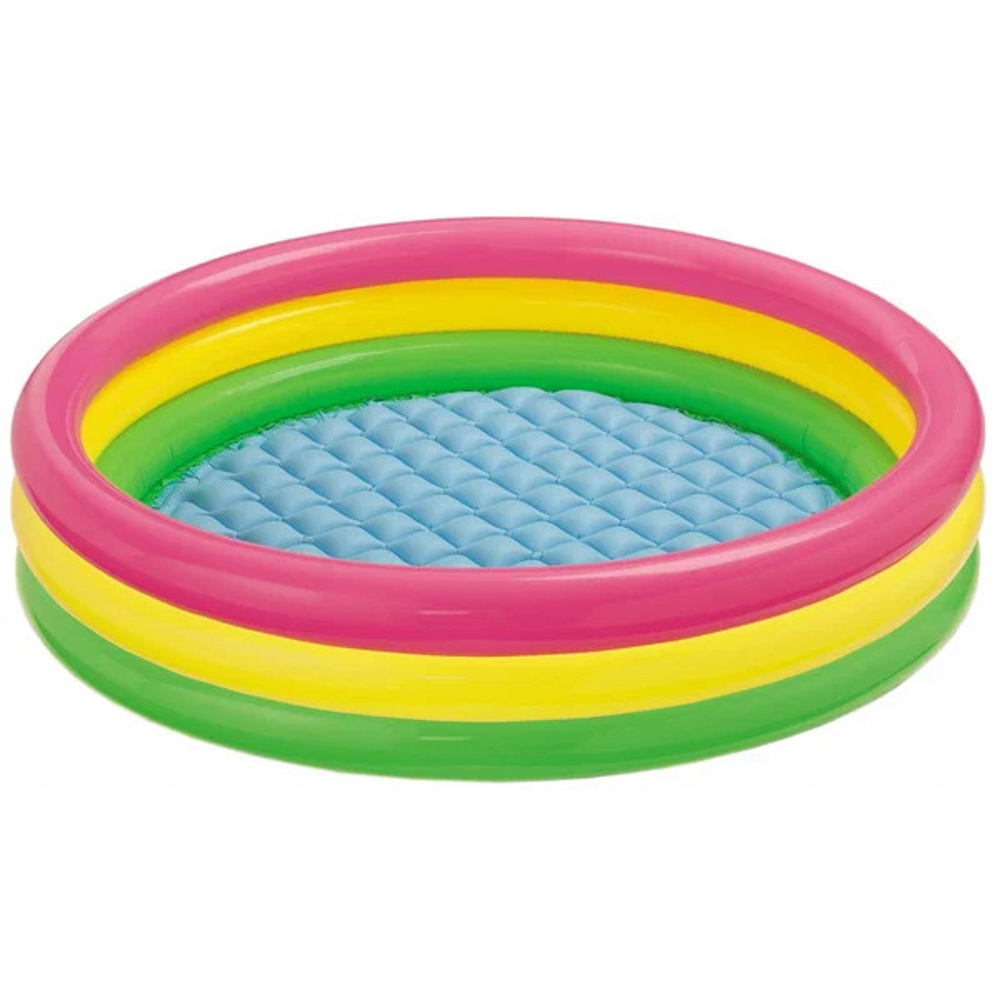 Бассейн Intex 147x33см с надувным дном - фото 1