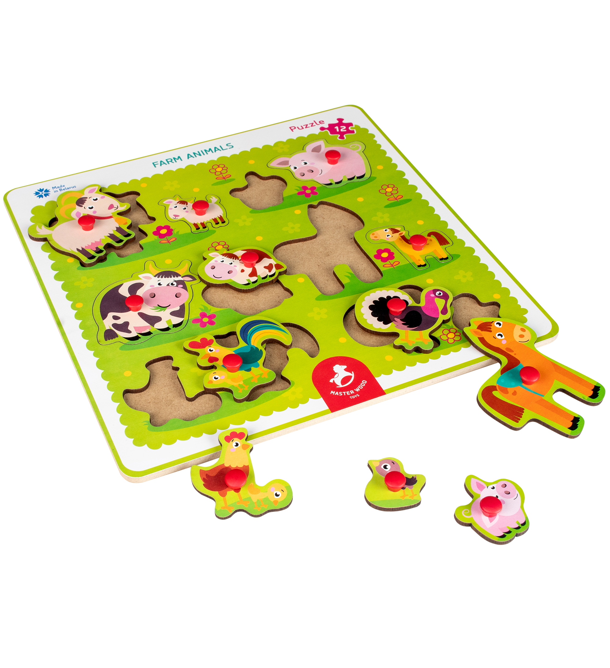 Игрушка Master Wood сортер Домашние животные - фото 6