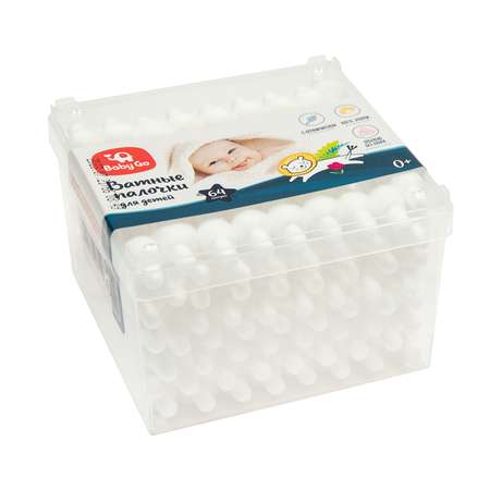Ватные палочки BabyGo С ограничителем 64 шт.