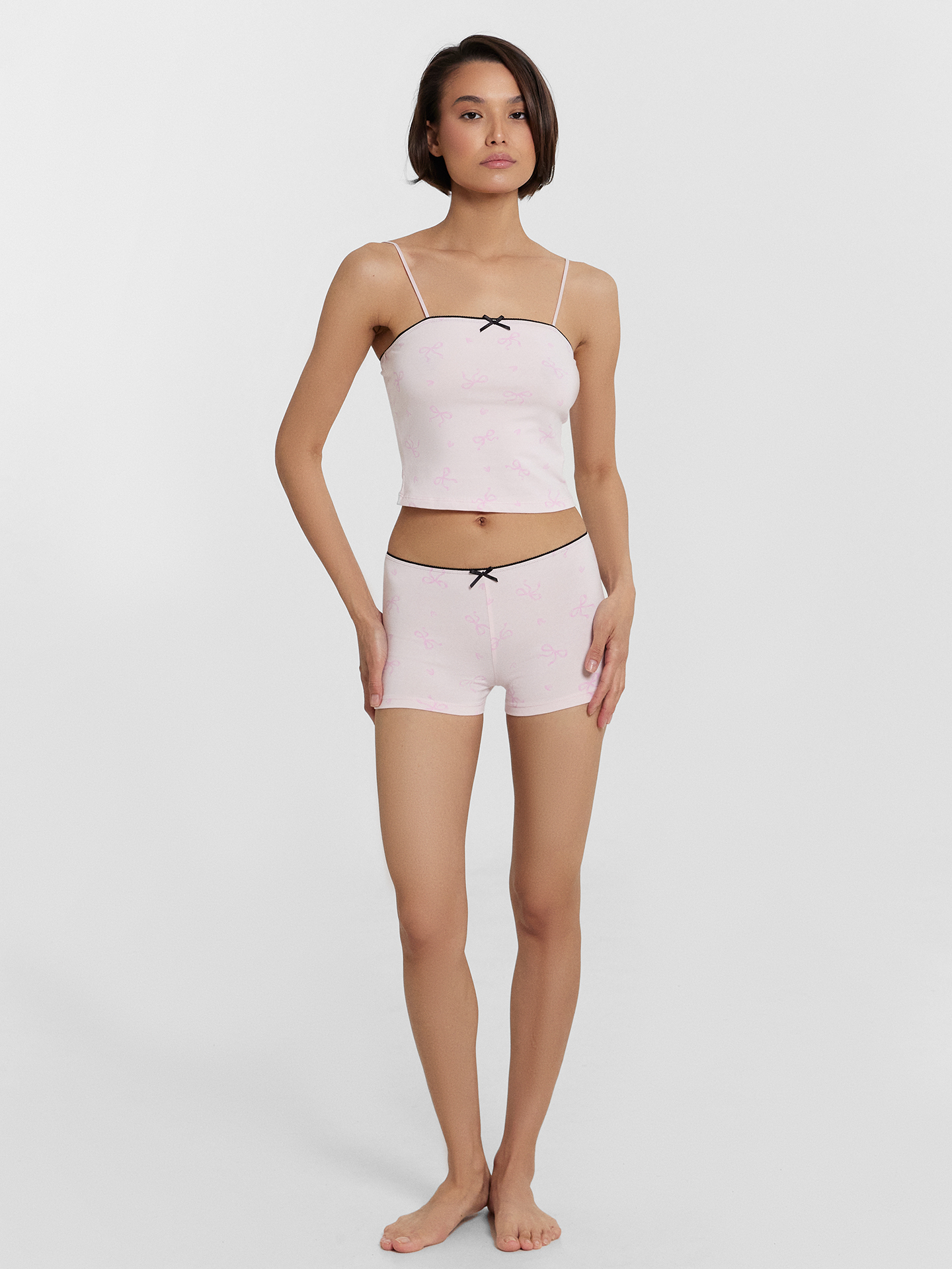 Пижама Mark Formelle (Марк Формэль) 592601/розовые бантики на балерине - фото 3