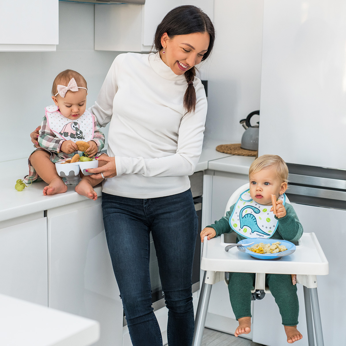 Нагрудник Babyono текстиль в ассортименте - фото 8