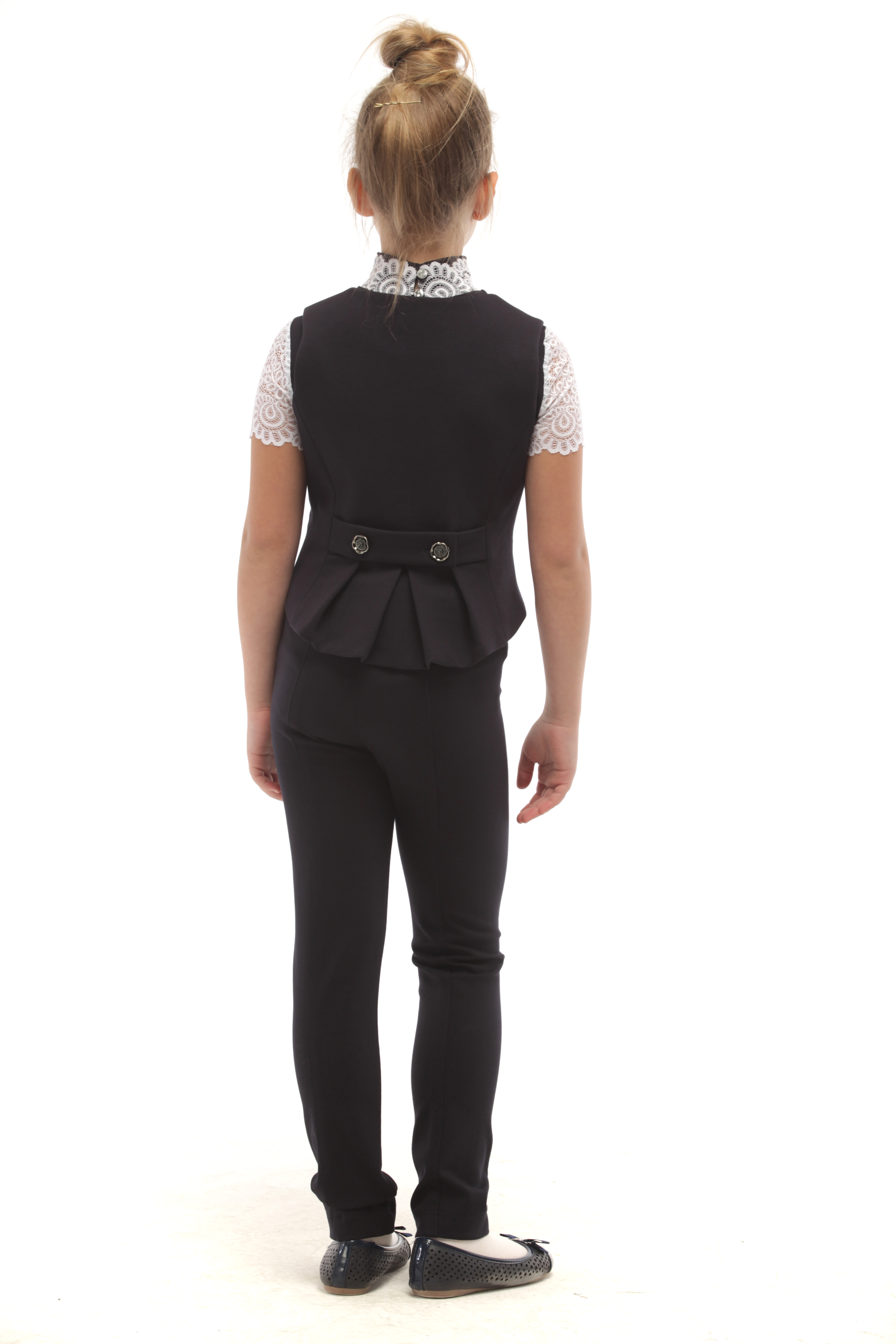 Жилет Stylish AMADEO AV-072-синий - фото 2