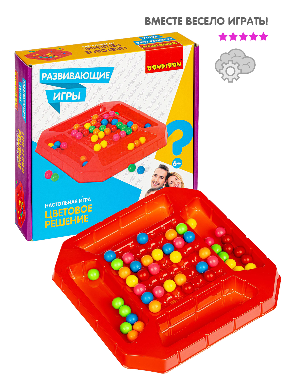 Настольная игра Bondibon логическая Цветовое Решение - фото 2