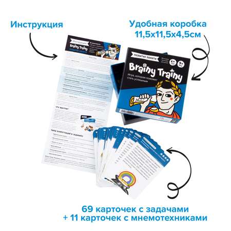 Настольная игра Brainy Trainy Развитие памяти