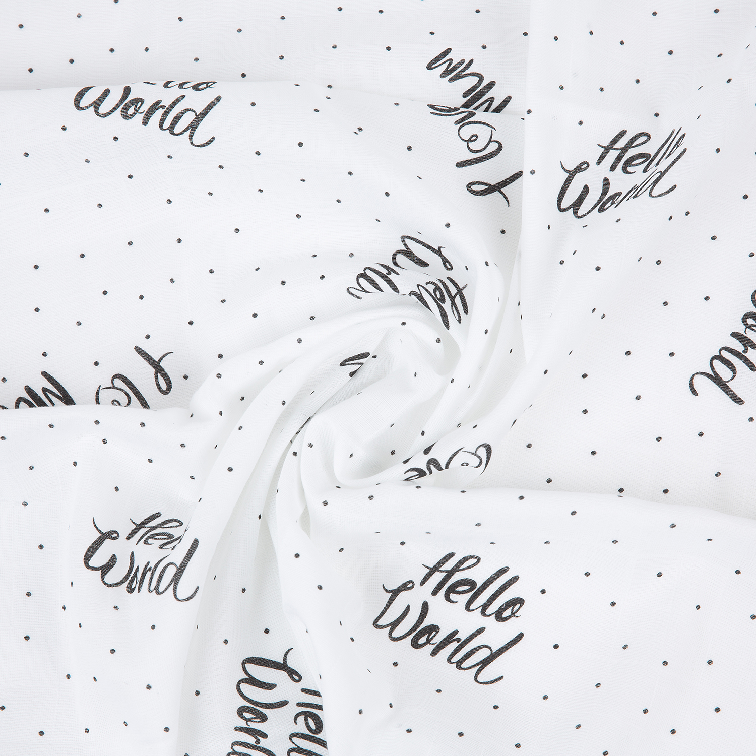 Пелёнка inlovery Буквы/перышки муслин 130x90 см 2 шт. - фото 12