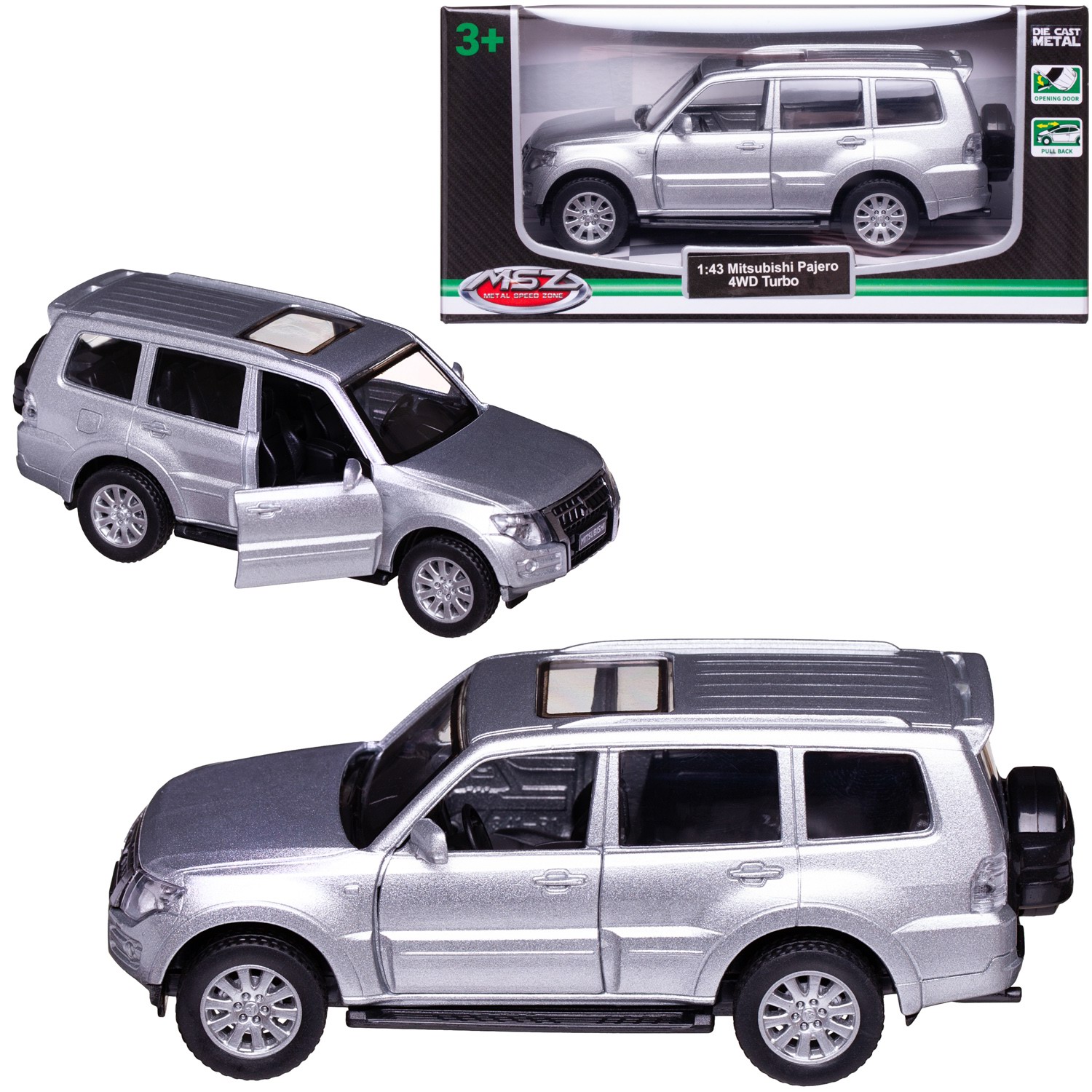 Автомобиль Abtoys Mitsubishi MSZ 1:43 WE-15962S - фото 1