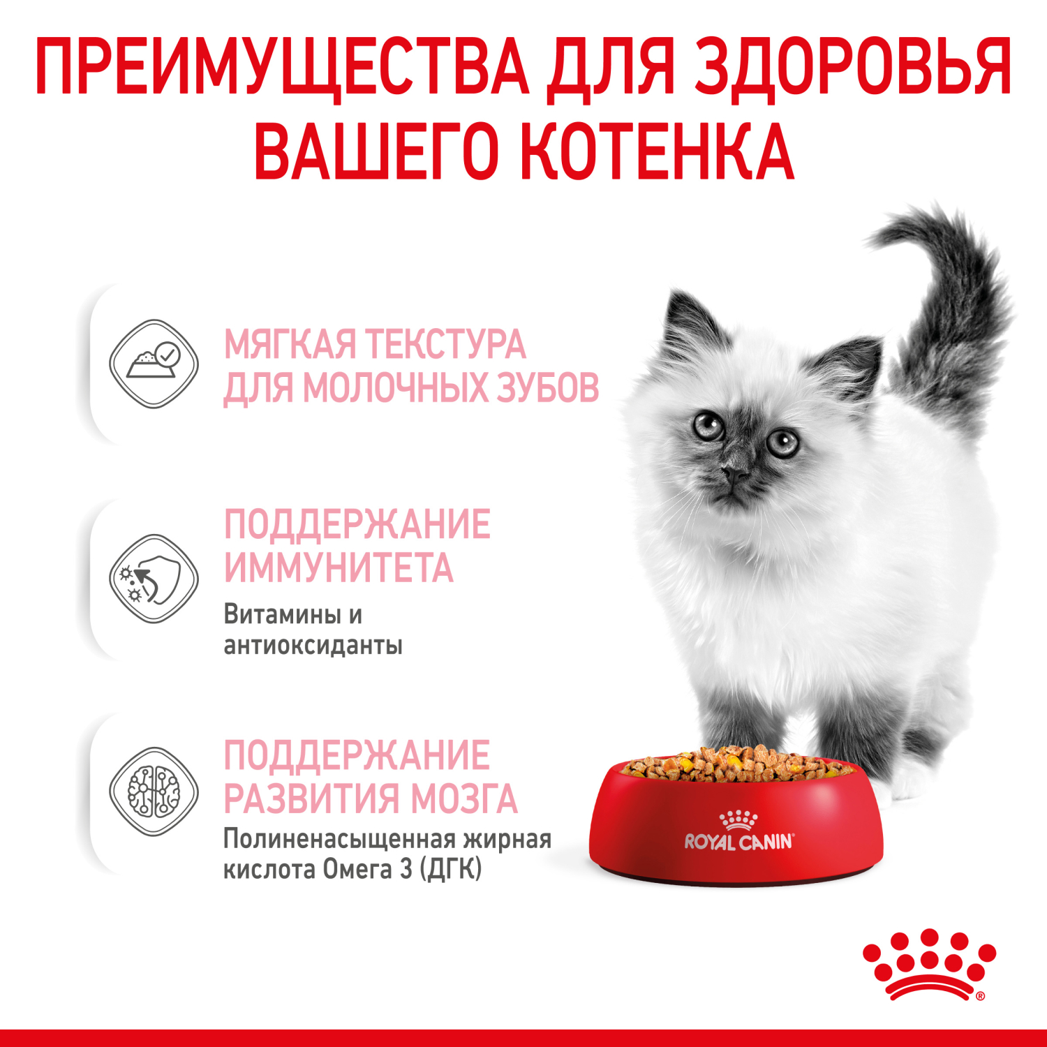 Корм влажный для котят ROYAL CANIN Kitten Instictive 85г желе пауч 77850 - фото 6