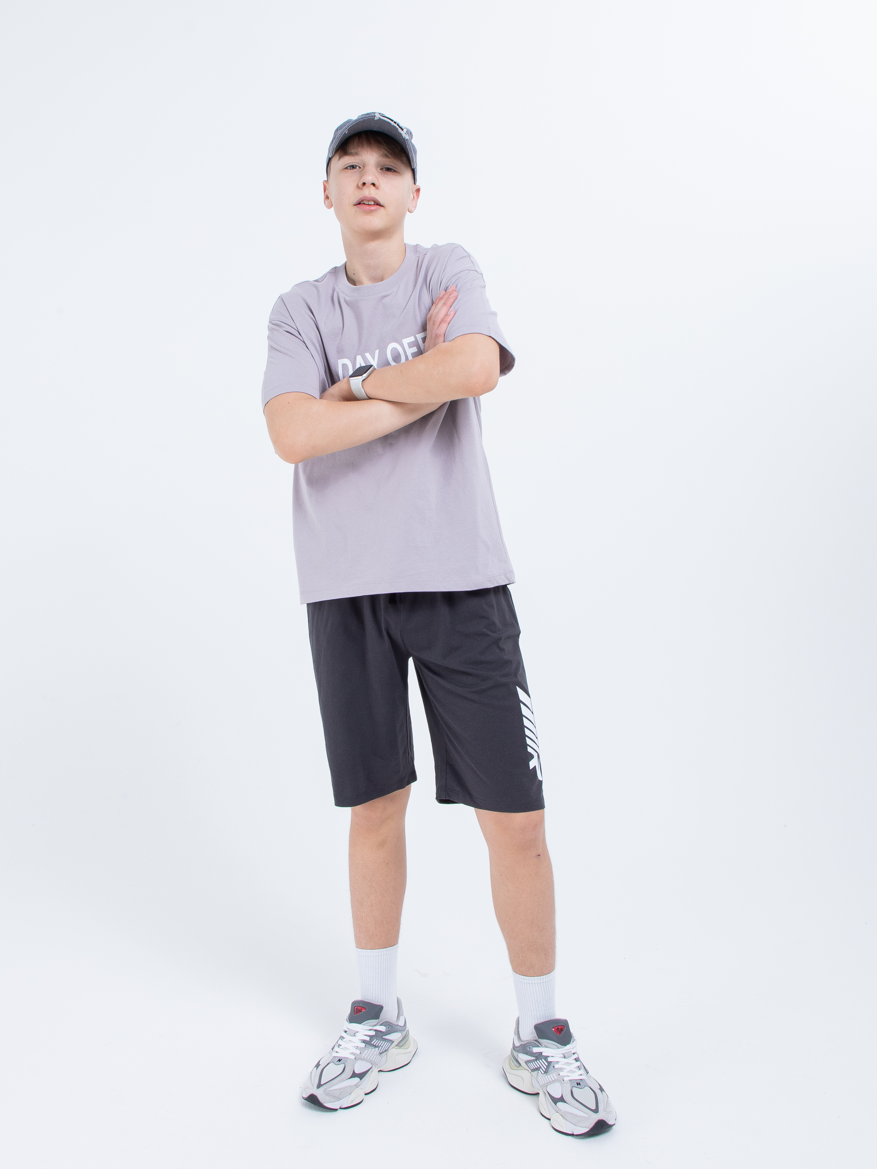 Футболка STELLA MODA 11217_серый - фото 12